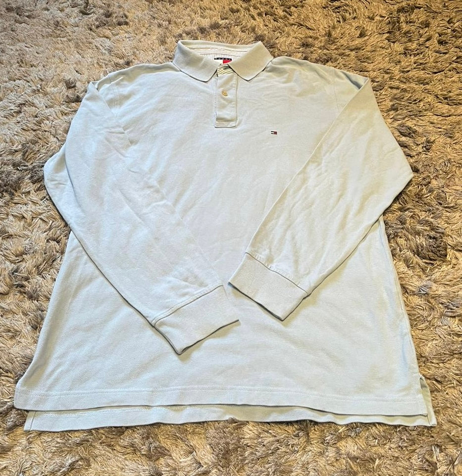 Tommy Hilfiger Polo de Manga Larga Vintage