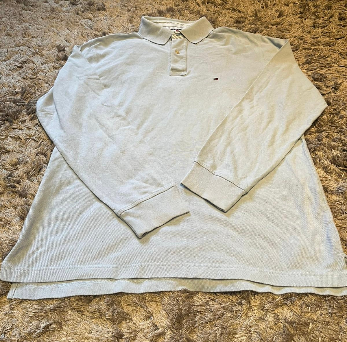 Tommy Hilfiger Polo de Manga Larga Vintage