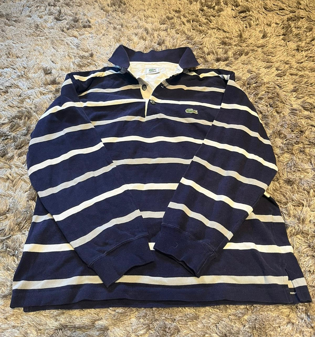 Lacoste Polo de Manga Larga Vintage